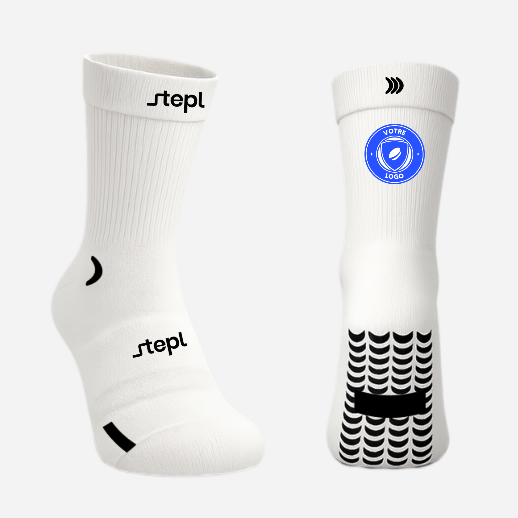 Grip White - LOGO