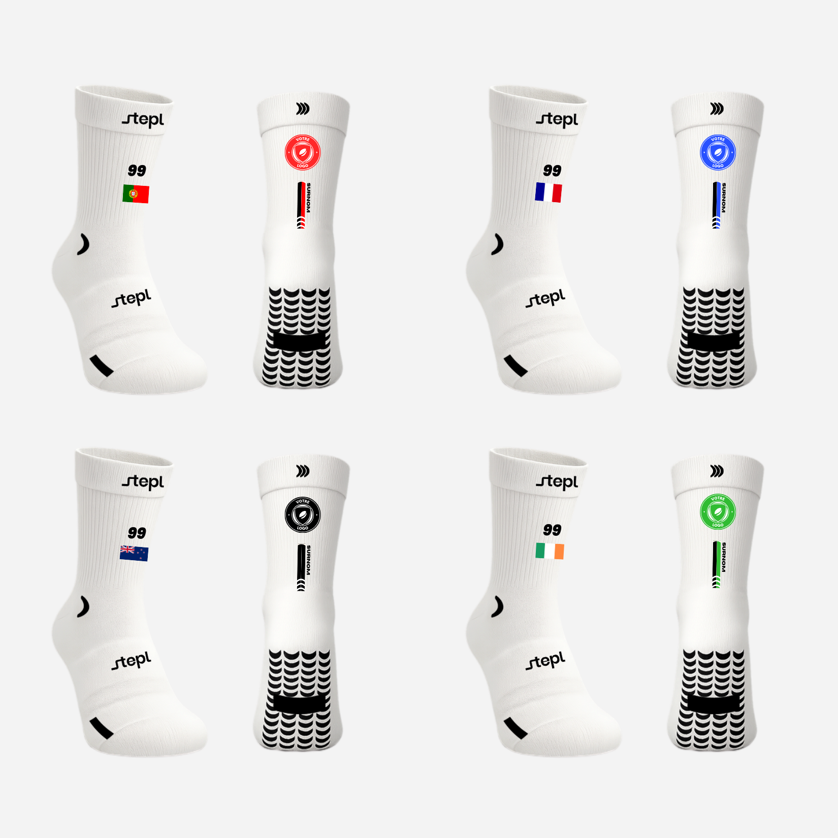 4 x Grip White - FULL OPTION