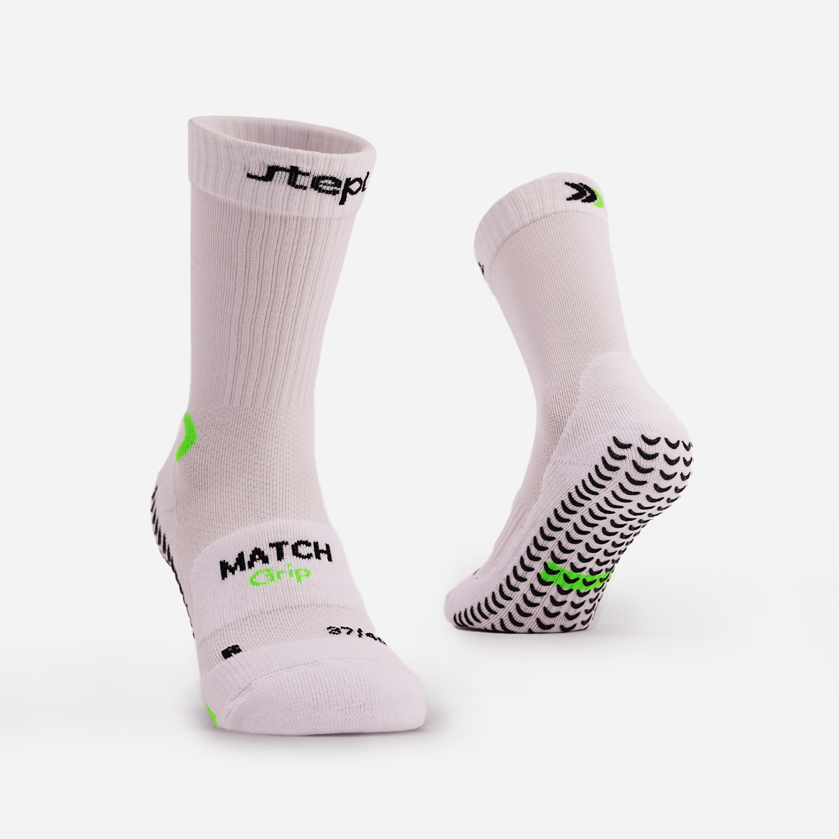 Stepl Rugby Blanc / 37/40 Chaussettes Antidérapantes Rugby Grip