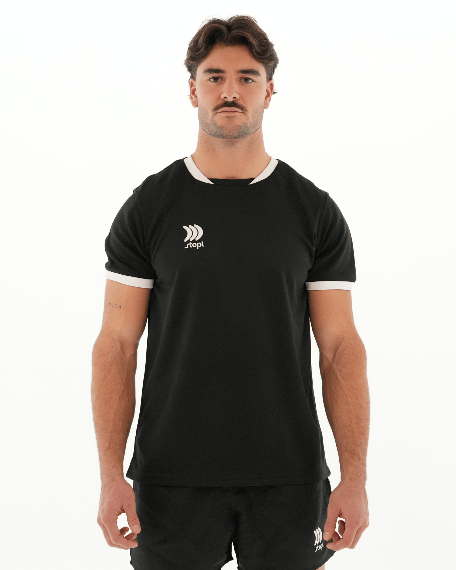 Stepl Rugby Noir / S Maillot Rugby Entraînement Unisexe