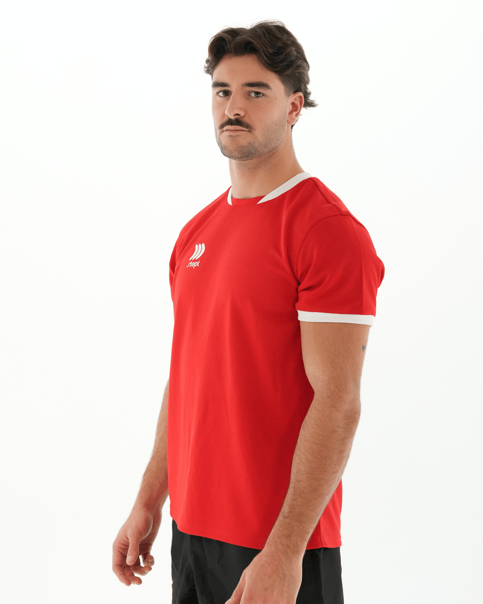 Stepl Rugby Rouge / S Maillot Rugby Entraînement Unisexe